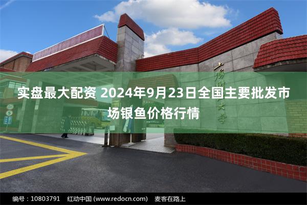 实盘最大配资 2024年9月23日全国主要批发市场银鱼价格行情